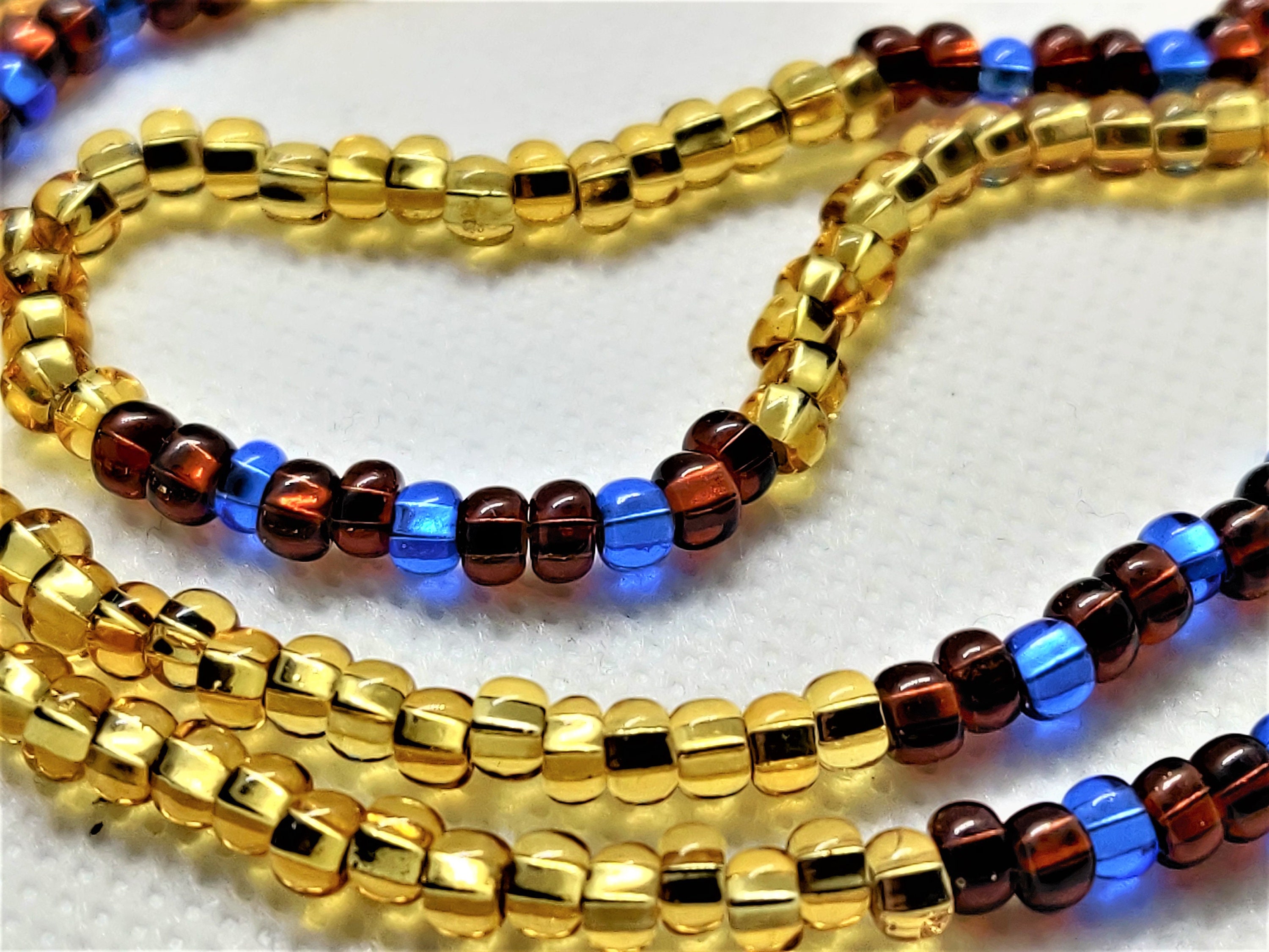 African waist beads with clasp Stomach beads Waist chain Etsy