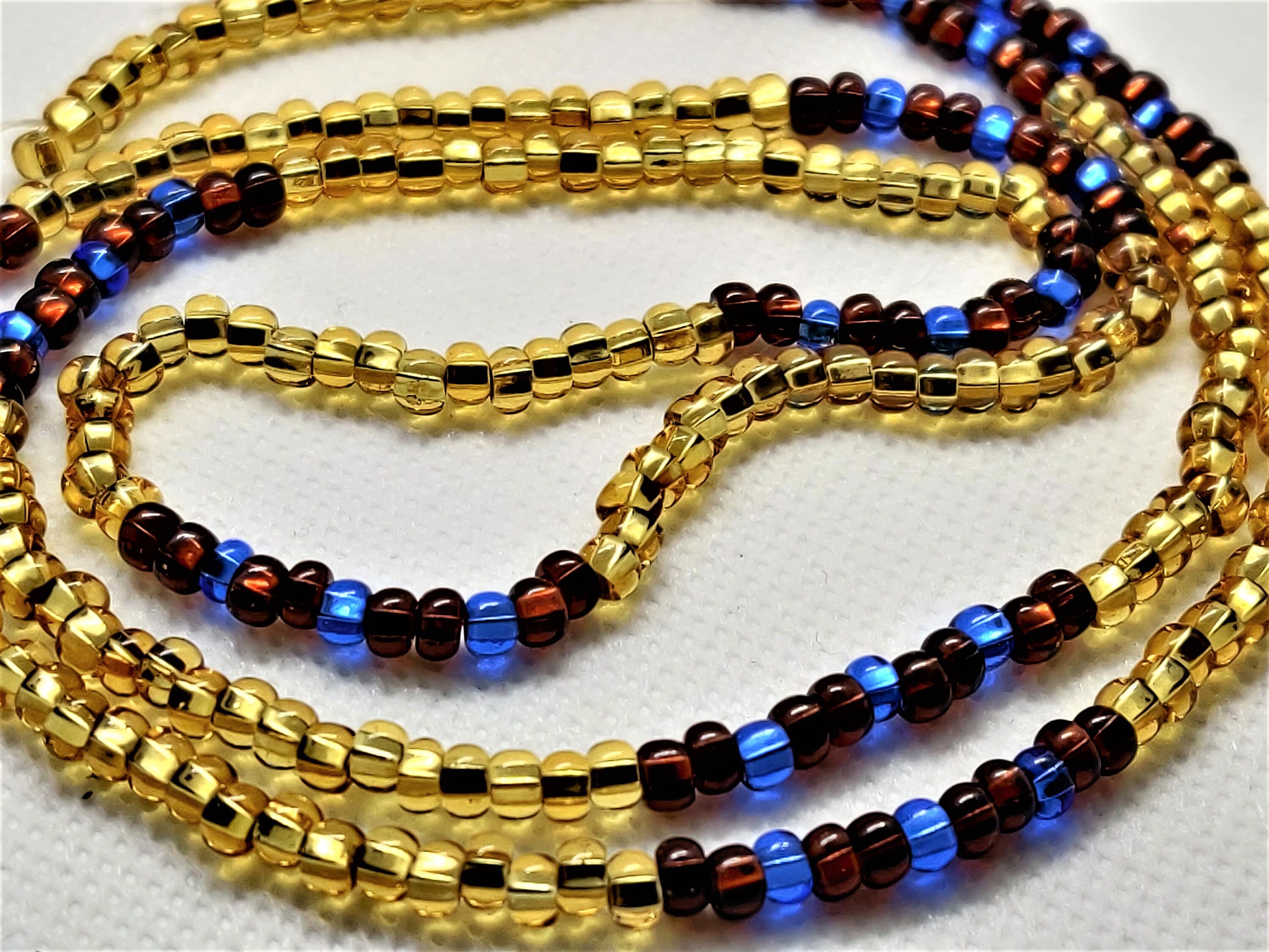 African waist beads with clasp Stomach beads Waist chain Etsy