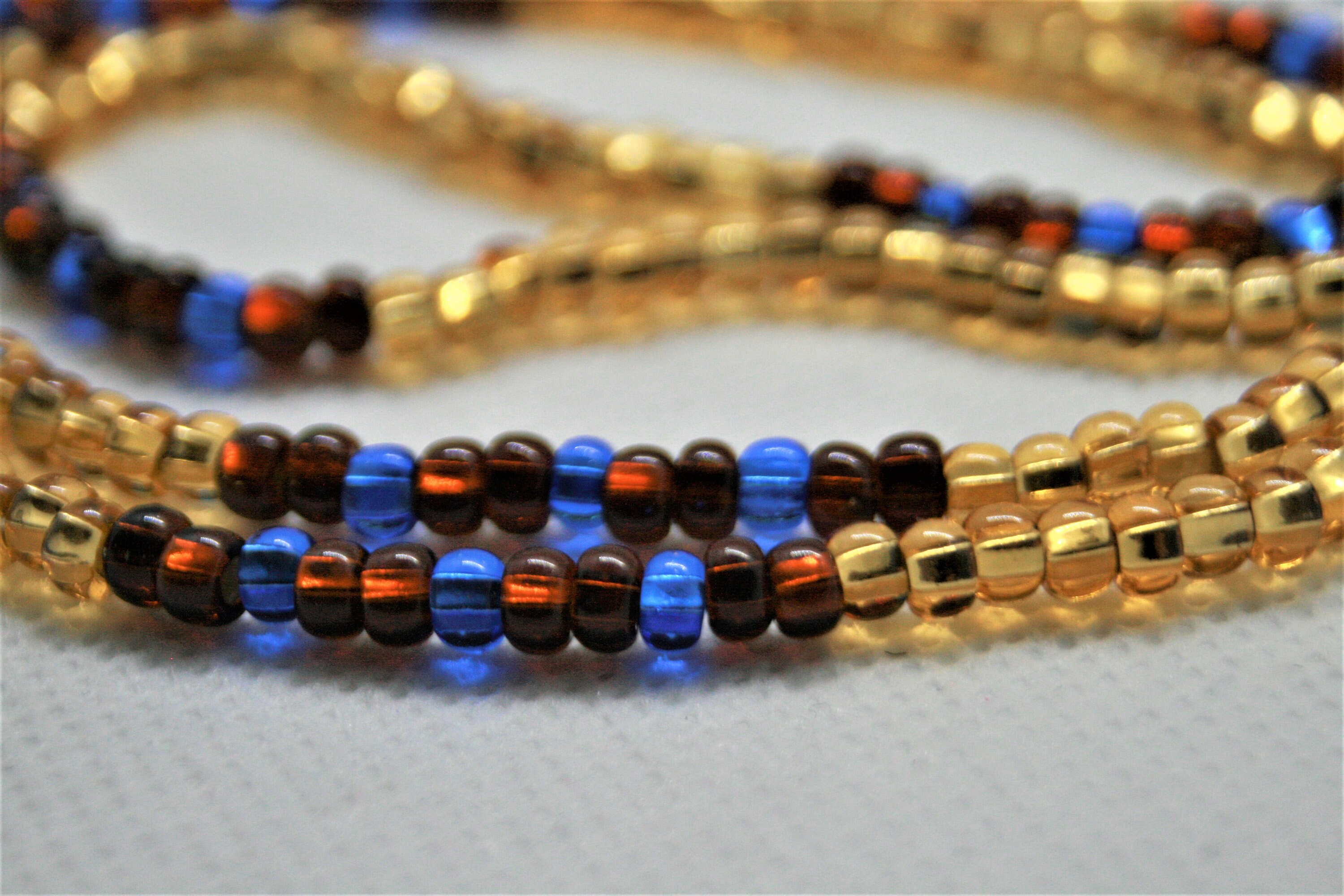 African waist beads with clasp Stomach beads Waist chain Etsy