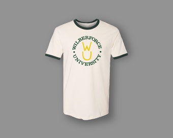 Wilberforce University Retro Ringer                         Wilberforce University, Wilberforce Bulldogs, WU Bulldogs, HBCU, hbcu shirt