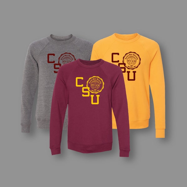 Central State University Fleece Crewneck Sweatshirt                      Central State University, CSU Marauders, HBCU