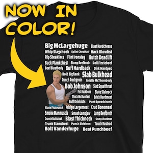 COLOR David Rider Space Mutiny Alternate Names T-Shirt Big McLargehuge, Slab Bulkhead, and Bob Johnson Featured image 1