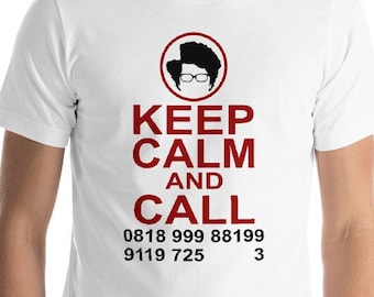 The IT Crowd Inspired Keep Calm And Call Unisex T-Shirt - FREE Shipping