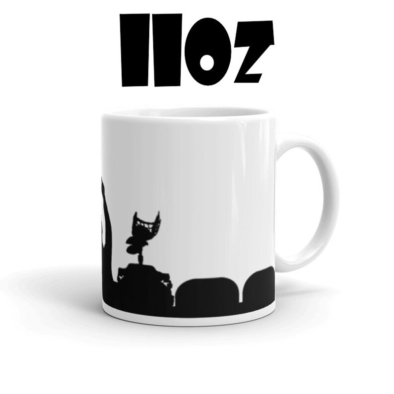 Mystery Science Theater 3000 MST3K Inspired Fan Art Silhouette Mug image 4