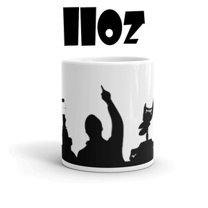 Mystery Science Theater 3000 MST3K Inspired Fan Art Silhouette Mug image 3