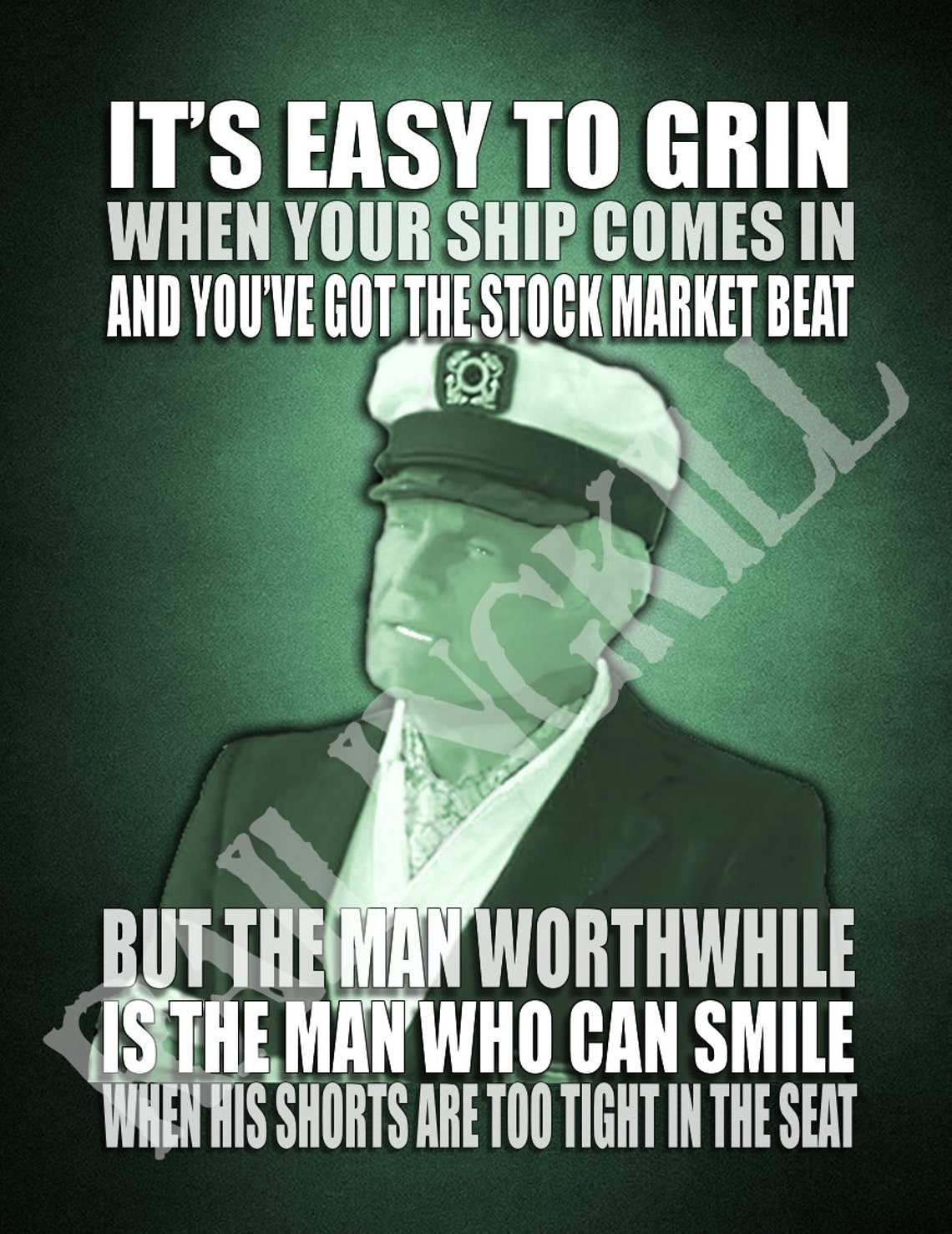 Caddyshack Judge Smails Poem Meme Etsy