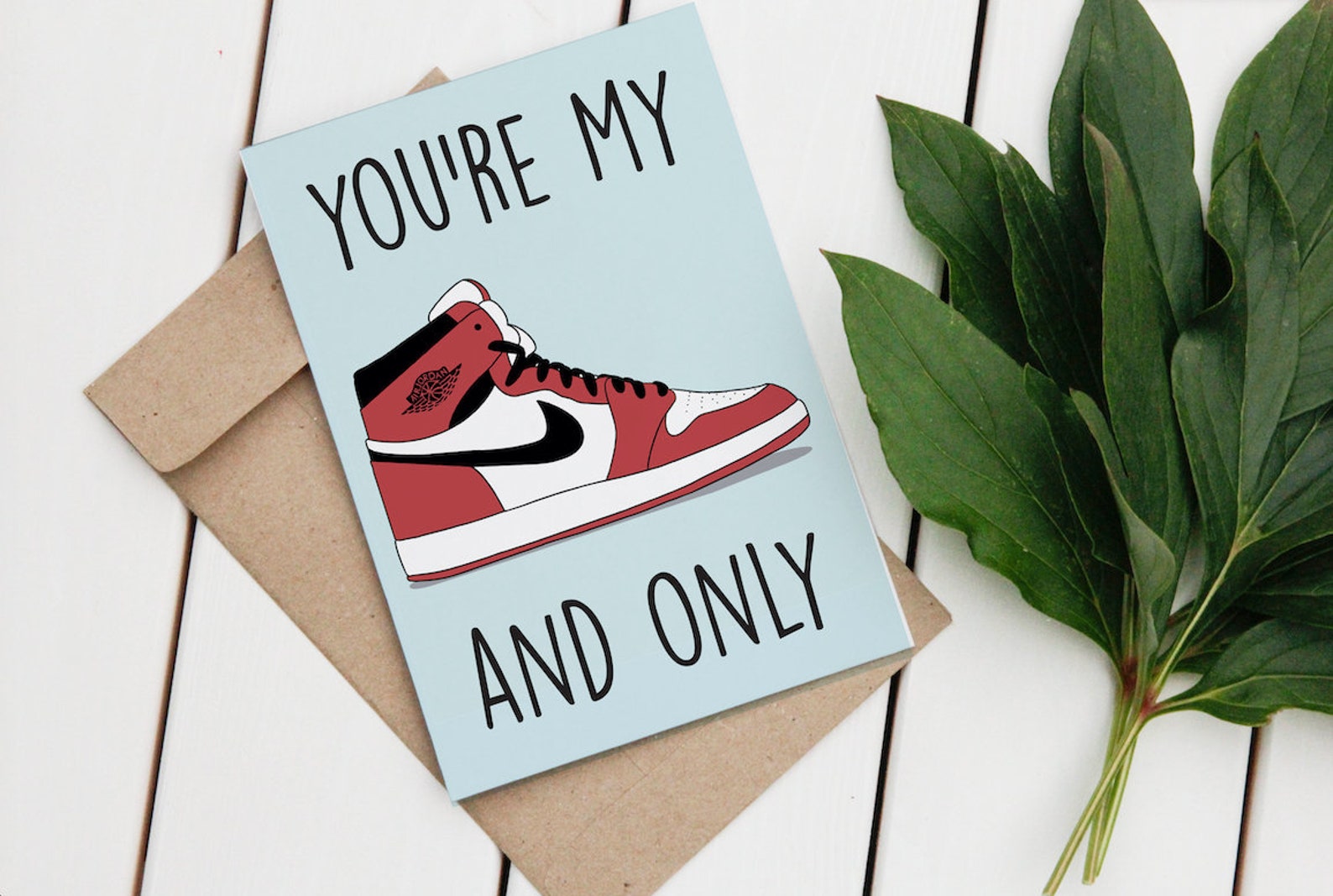 jordan shoe card