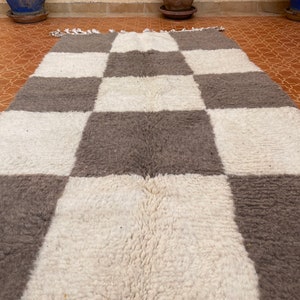 Berber checkered rug - Moroccan checkered rug - Handmade rug - Wool rug - Checkered area rug - Checkers rug - Berber Tribal rug - Custom rug