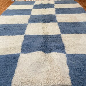 Moroccan checkered rug - Berber checkered rug - checkered rug - Handmade checkered rug - Wool rug - Handmade rug - Custom size rug