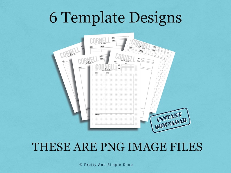 Onenote Cornell Notes Template, Dot Grid Onenote Digital Notepad, Lined ...