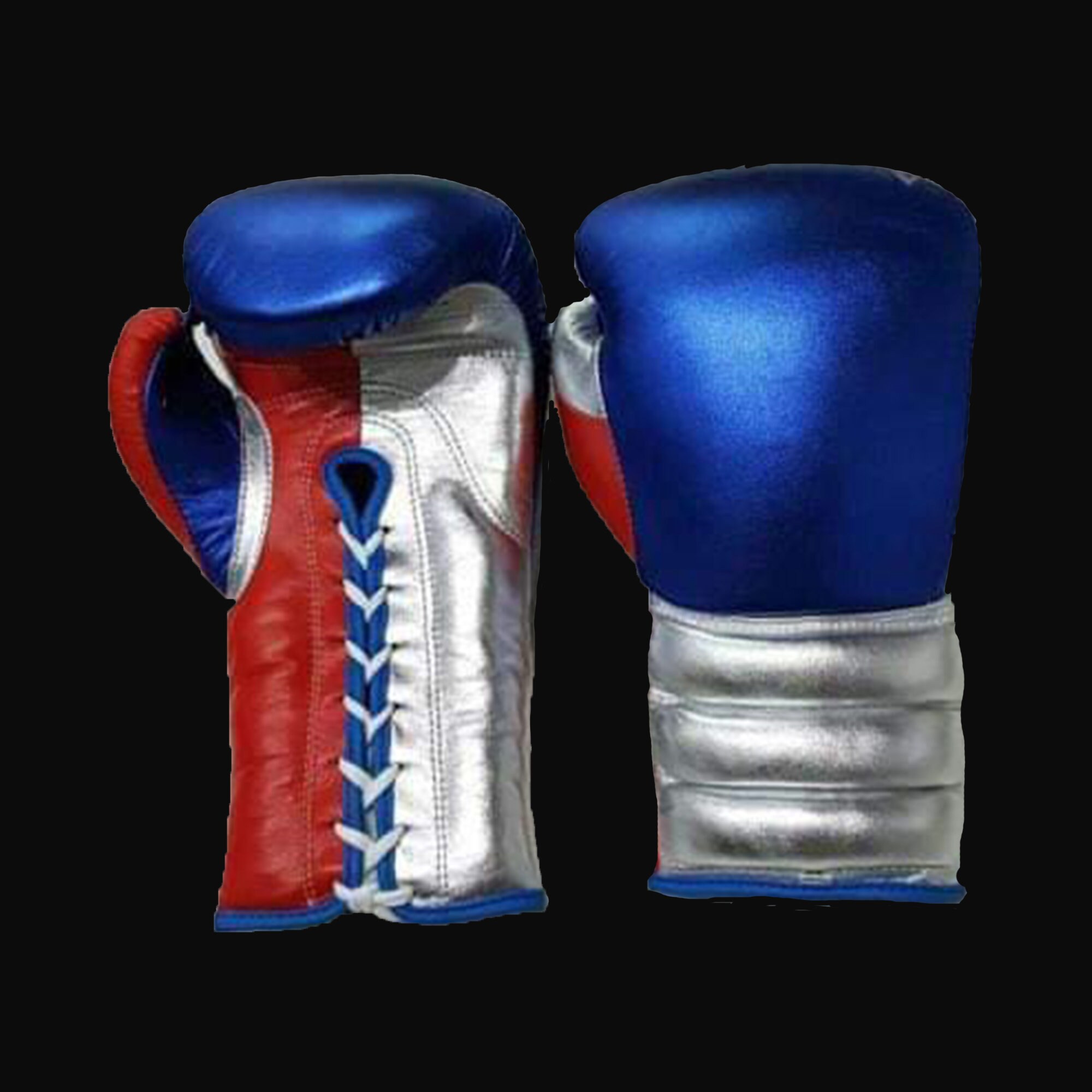 Hand Made Synthetic Leather Personalised Boxing Gloves Captain America