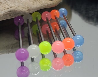 Glow in the Dark Industrial Barbell ~ Industrial Piercing