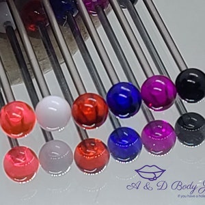 UV Ball Industrial Barbell ~ Industrial Piercing