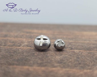 Screw Dermal Anchor Top - 14 Gauge