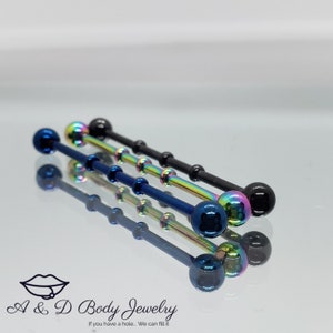 Bamboo Industrial Barbell ~ Industrial Piercing