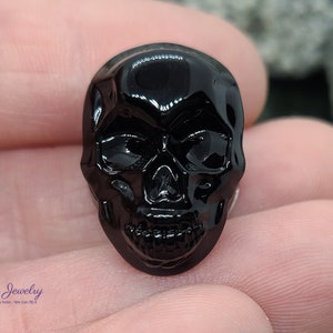 Skull Front Pyrex Glass Double Flare Plug ~PAIR~