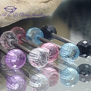 Disco Ball Barbell ~ Tongue or Nipple ~