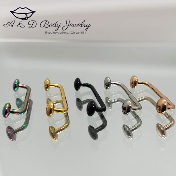 Flat Disc Surface Barbell 90 Degree Bend Etsy Israel