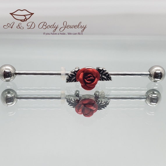 Red industrial barbell deals