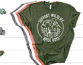 Support Wildlife Raise Boys Unisex T-Shirt