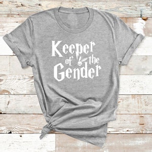 Keeper of the Gender:   Potter Inspired Magical Witch Themed Pregnancy Gender Reveal Shirt