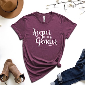 Keeper of the Gender Baby Shower Gender Reveal Unisex Shirt