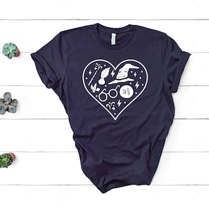 Zauberer Potter inspiriert magische lustige niedliche Liebe Shirt