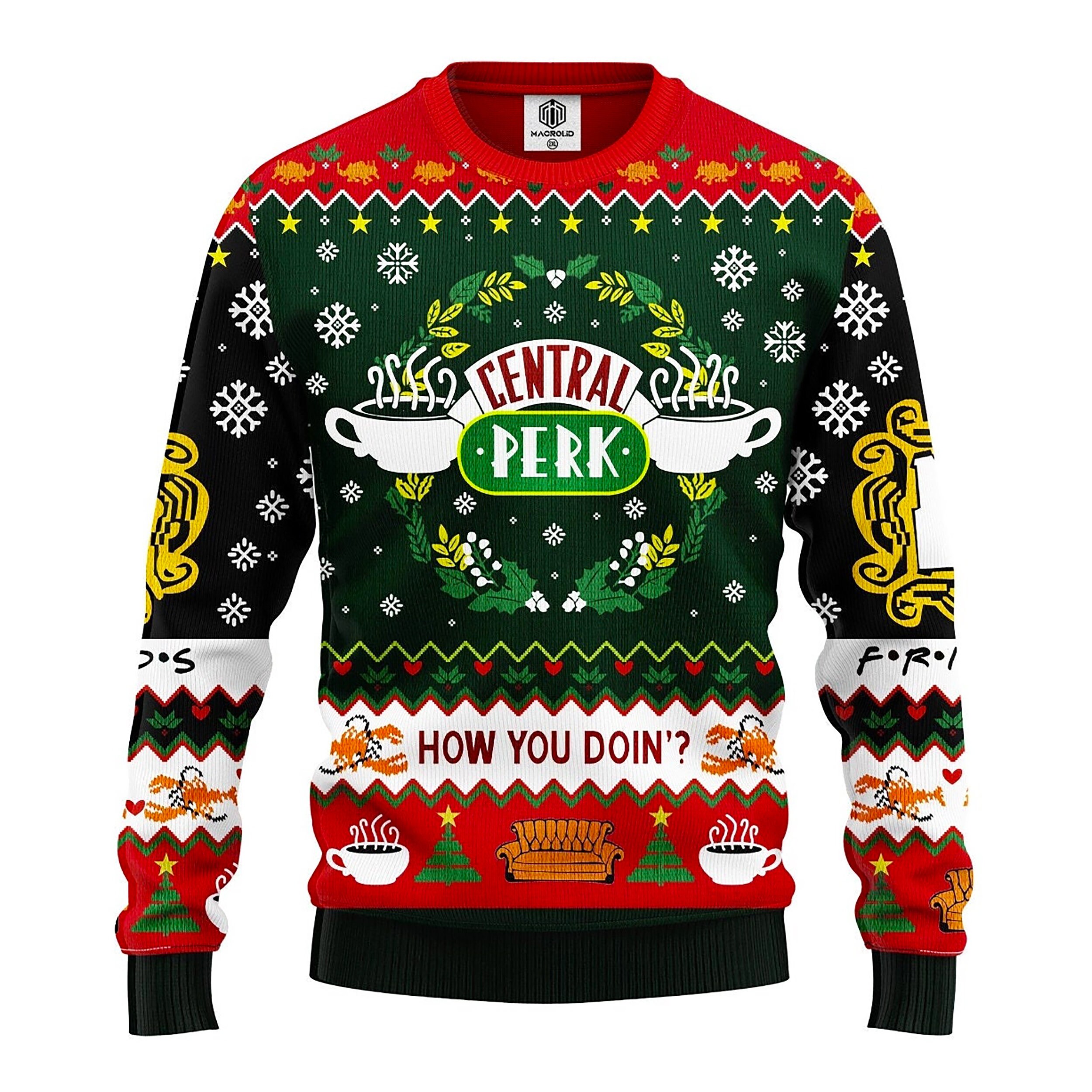 Friends Christmas Sweater - Etsy