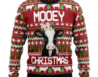 Cow Ugly Sweater - Etsy