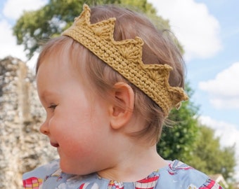Crochet Prince/Princess Crown