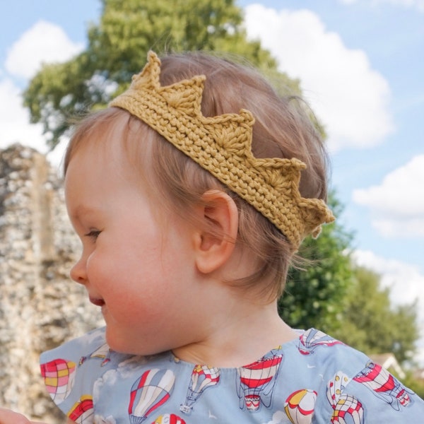 Crochet Prince/Princess Crown