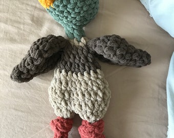 Mini Mallard Duke Snuggler, Duck Cuddler, Baby Lovey