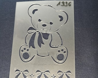 teddy bear wall painting