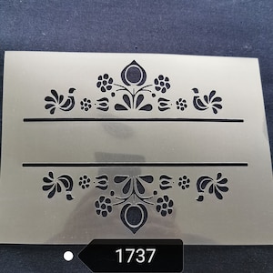 No1737 BlankHungarian folk sign stencil,flexible,reusable,wall,home decor,furniture painting,card making stencils from BitOfEverythingByB