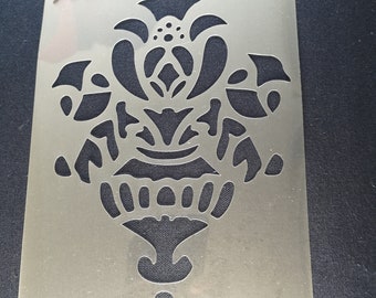 Pochoir damais, flexible, réutilisable, 125micron, décoration murale, décoration intérieure, peinture de meubles, fabrication de cartes, pochoir artisanal de BitofeverythingbyB