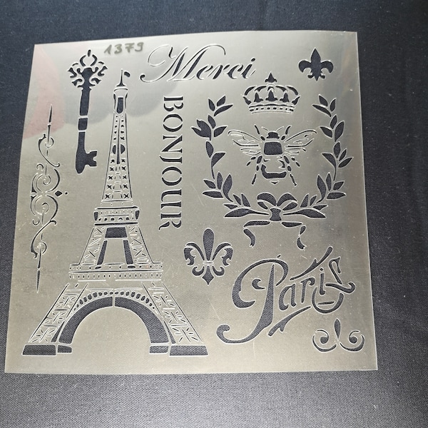 Paris Stencils Etsy