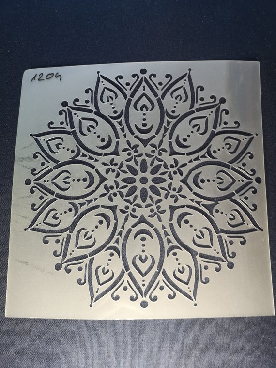 Boho Mandala Stencil - Reusable Stencil 16