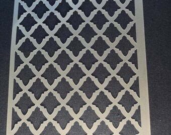 Pochoir à motif damassé, flexible, réutilisable, 125mic, décoration murale, décoration intérieure, peinture de meubles, fabrication de cartes, pochoir artisanal de BitofeverythingbyB