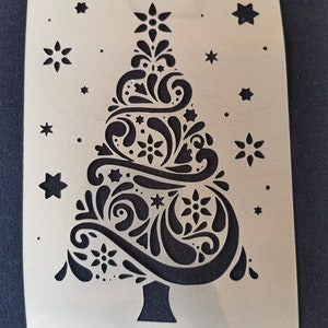 Christmas Stencils for Painting on Wood – Large Christmas Stencil Set  Includes Gnome & Snowflakes -DIY Holiday and Christmas Stencils Reusable  for