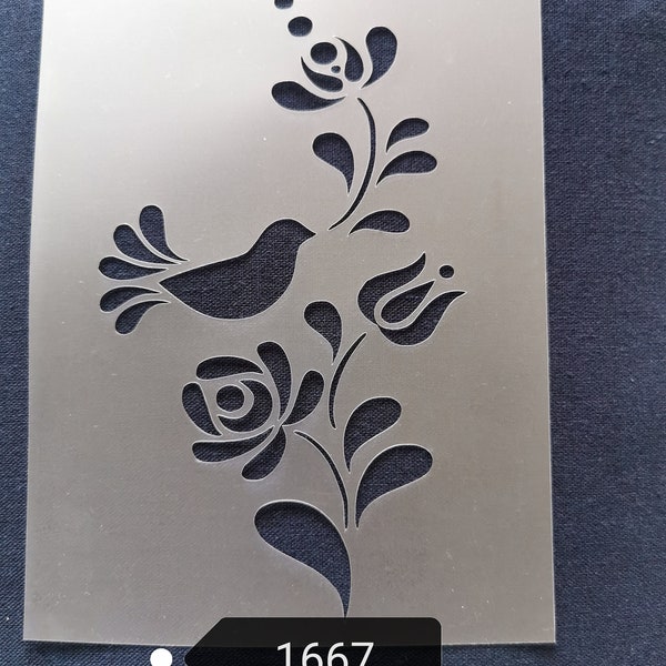 Folk Art Stencils Etsy