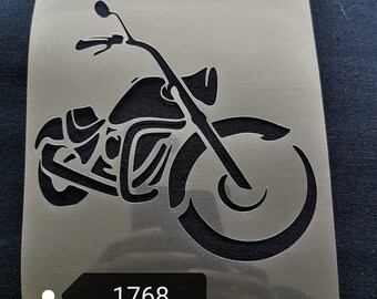 motorbike stencil etsy