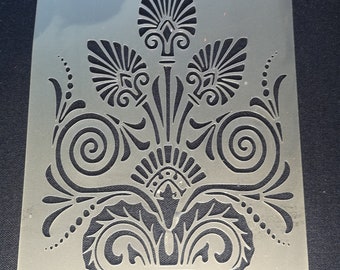 Pochoir damais, flexible, réutilisable, 125micron, décoration murale, décoration intérieure, peinture de meubles, fabrication de cartes, pochoir artisanal de BitofeverythingbyB
