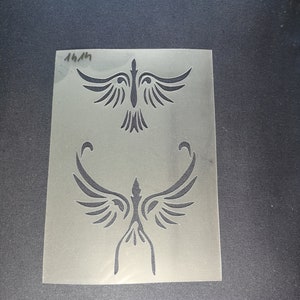 Bird stencil,flexible,reusable,125micron,wall decor,home decor,furniture painting,card making,craft stencils,wood sign,fabric paint,art