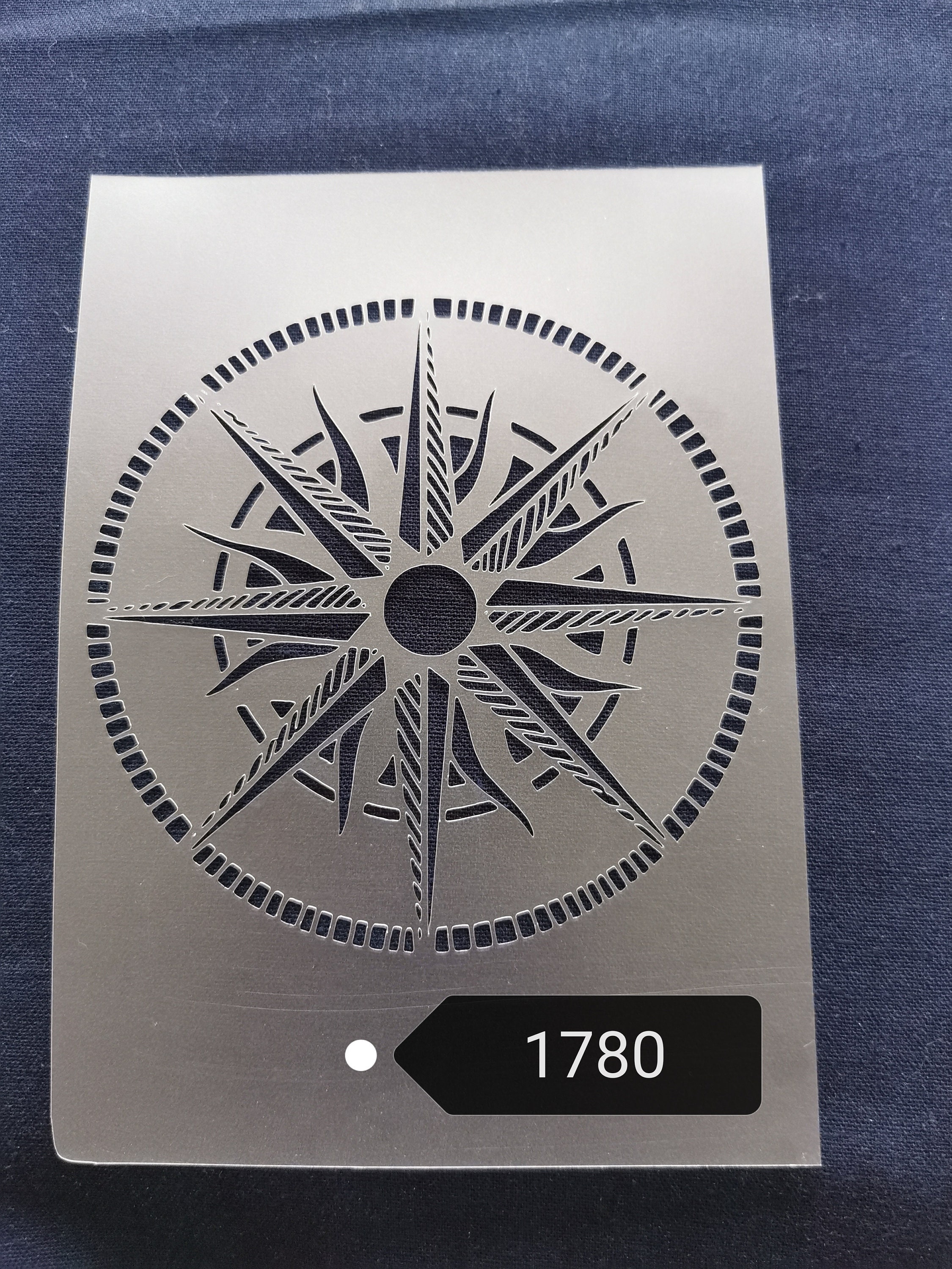 No1780,compass Rose Stencil,flexible,reusable,125mic,wall Decor,home ...