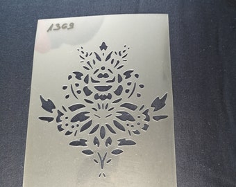 Pochoir damais, flexible, réutilisable, 125micron, décoration murale, décoration intérieure, peinture de meubles, fabrication de cartes, pochoir artisanal de BitofeverythingbyB