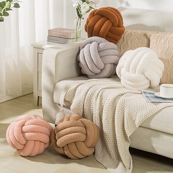 Large Knot Pillow Etsy