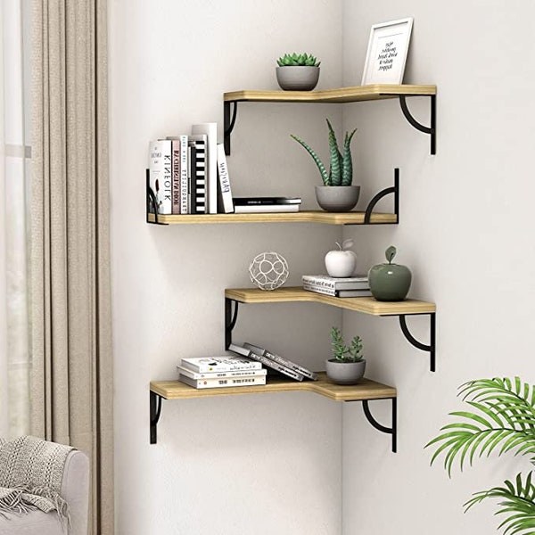 Corner Floating Shelves - Etsy