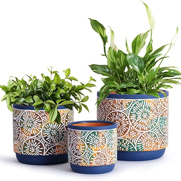 Decorative Plant Pots Etsy
