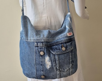 denim shoulder bag cross body bag