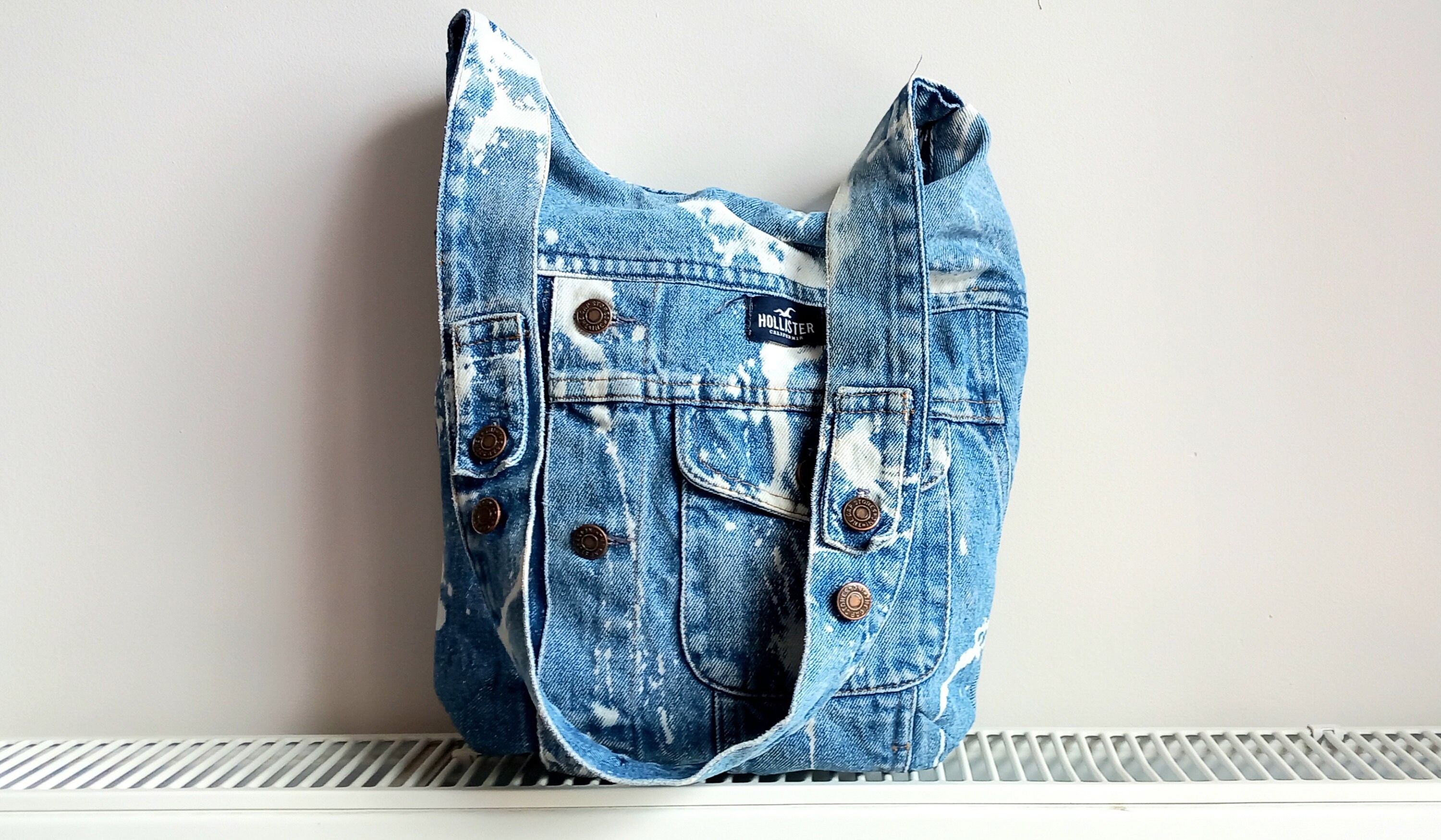 Upcycled denim backpack - Upcycle That